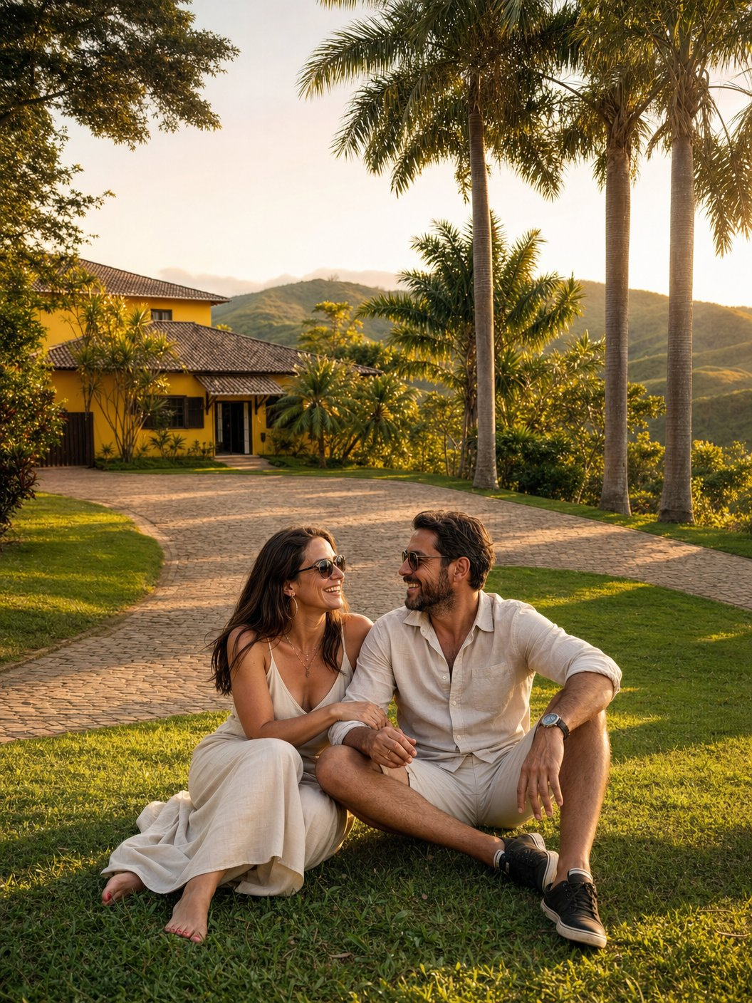 Casal no Hotel Fazenda Minas Real